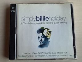 Billie Holiday - "Simply Billie Holiday" - Doppel-CD