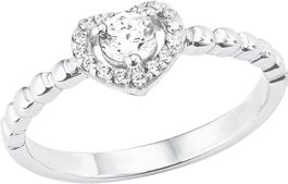 Amor Ring sterling silver 925 Herz Silberring 56