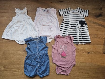 Marken Sommer Set: Mädchen Baby, Grösse 74/80 Top Zustand!