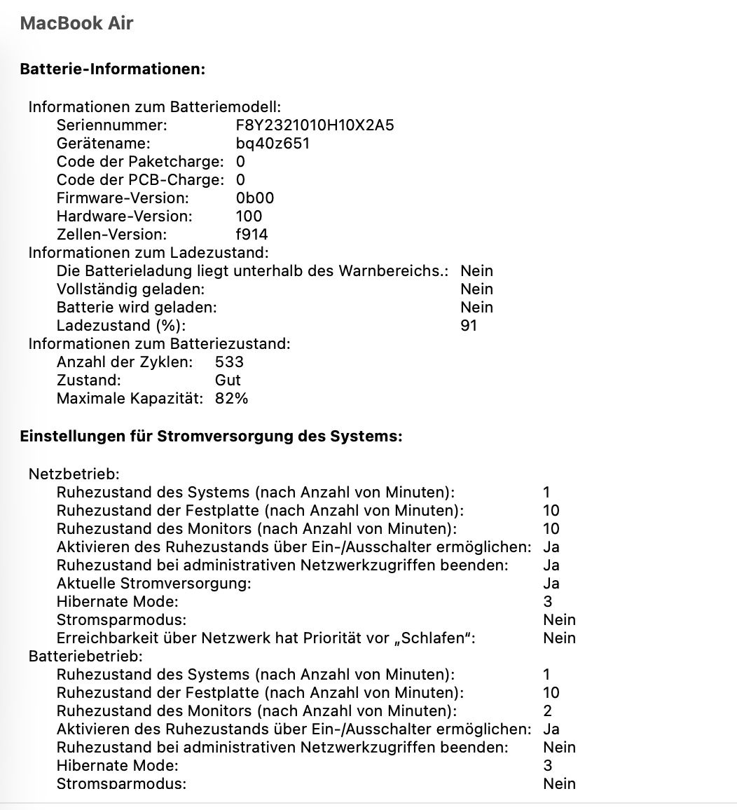Apple Portables: MacBook Air, Mitternacht, 13,6"  16GB RAM 1TB SSD – D'occasion à Kloten par ric_lg52 9