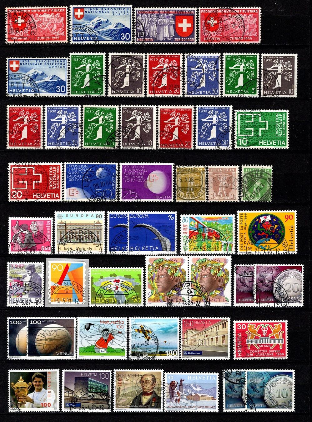 Tutti i francobolli: Sammlung Schweiz (876) – Usato da Burgdorf venduto da blinky01 1