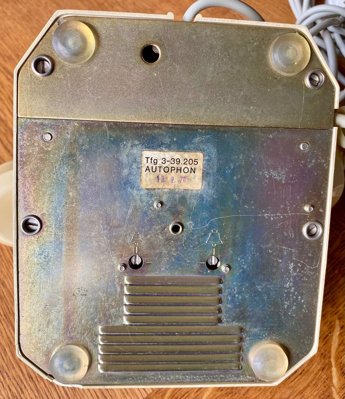 Tutte le decorazioni: Telefon mit Wählscheibe elfenbeinfarbig – Usato da Muri b. Bern venduto da Chrigubern 1
