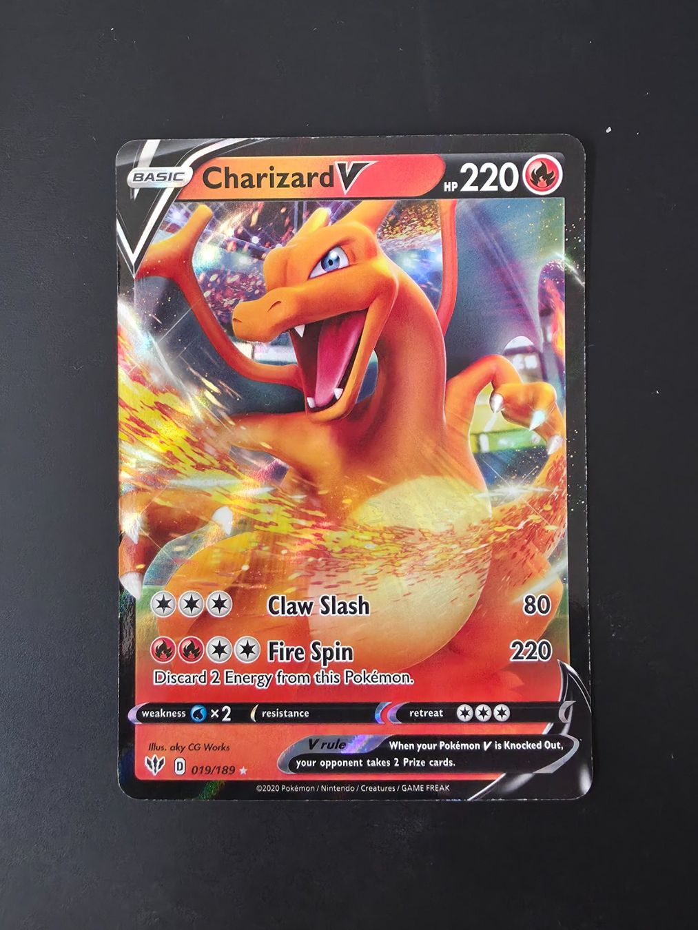 Pokémon Carte collezionabili: Glurak V (DAA 19) -  Pokémon – Usato da Zürich venduto da Semagets