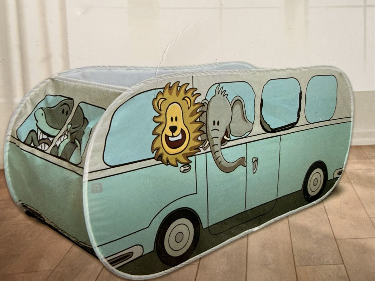 Micasa Alri letti & mobili per bambini: Kinderspielzelt Bus – Usato da Bütschwil venduto da Blumentopf45