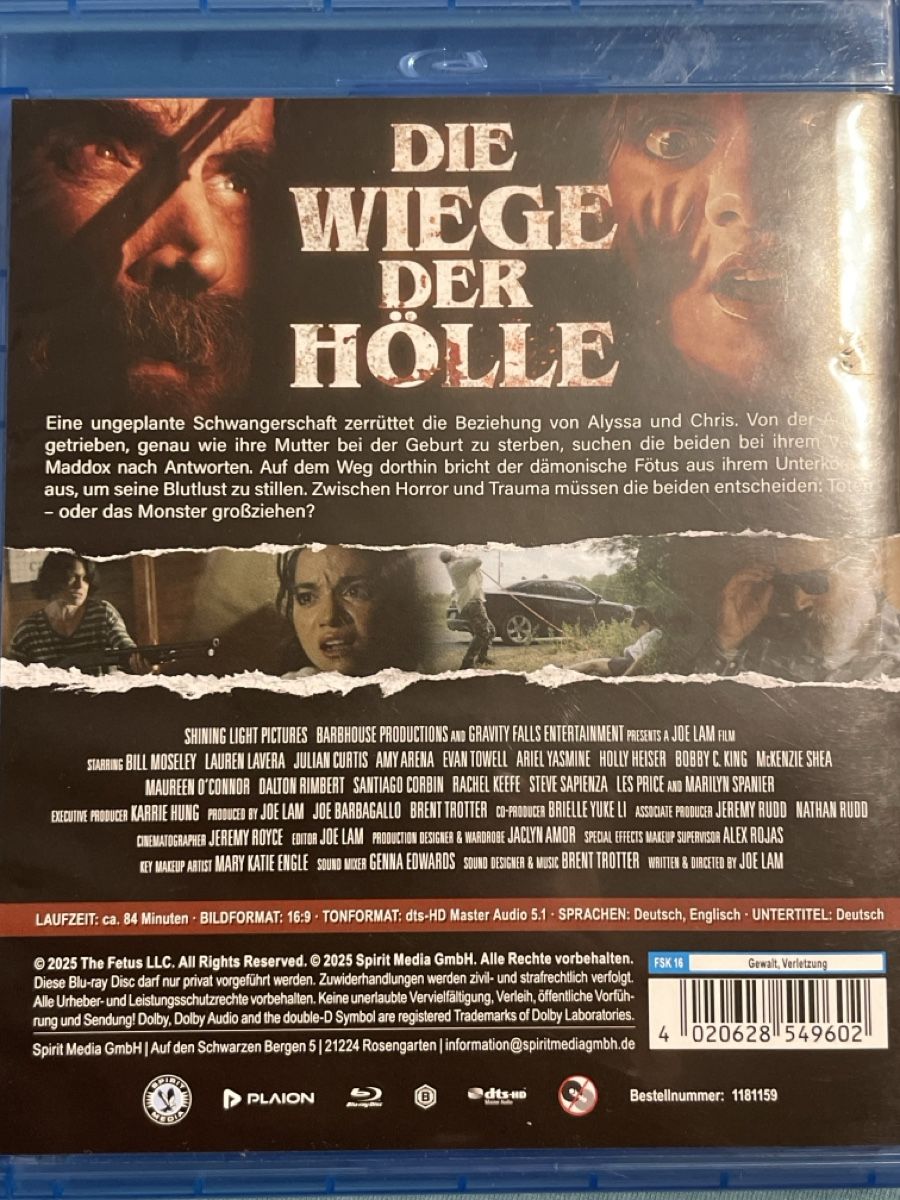 Tutti i DVDs: Die Wiege der Hölle (2025) – Nuovo (secondo la descrizione) da Waldenburg venduto da Gonzo8 1