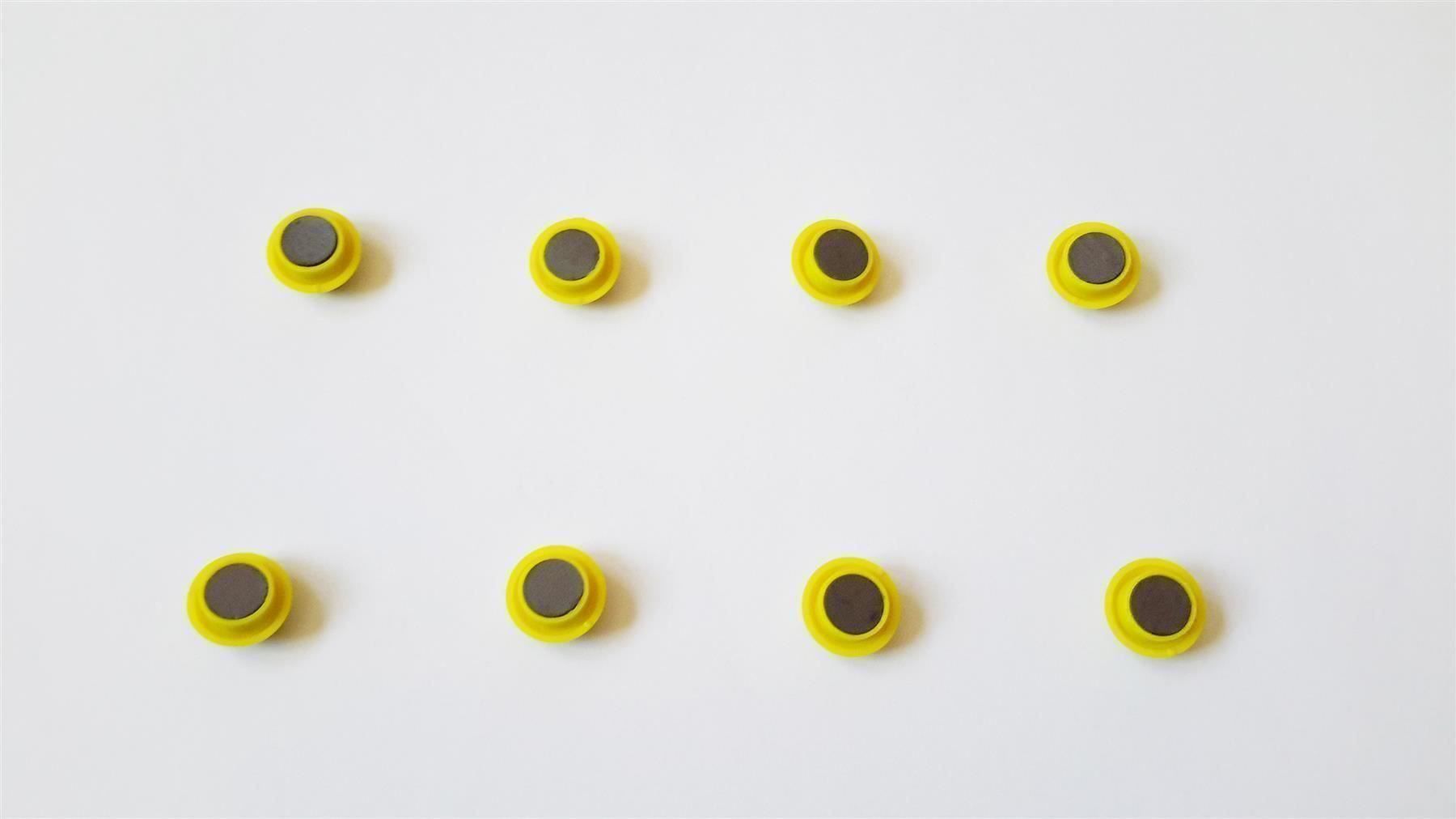 Magnete: Magnete Smiley 8 Stück, 20 mm – Neu und originalverpackt aus St. Gallen von cointec 8