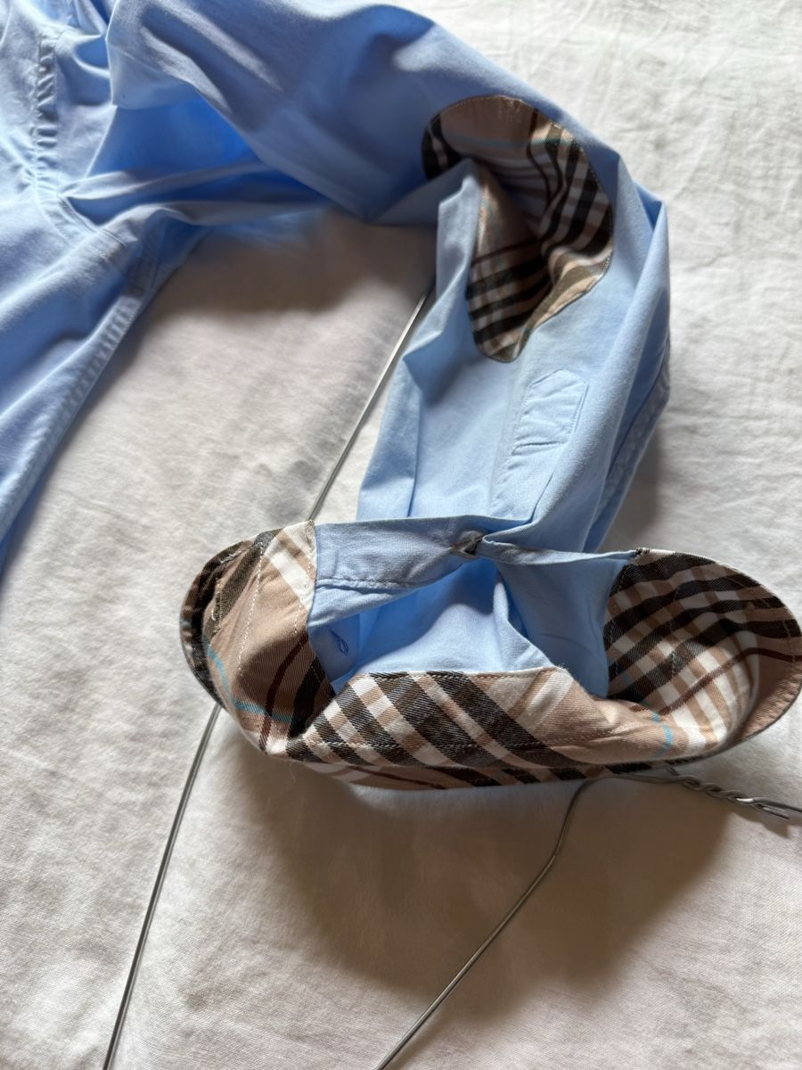 Camicie: HEMD 1959 TORINO STRETCH HELLBLAU GRösSE XL MIT CHECK-MUSTER – Usato da Schaffhausen venduto da vasco016 7