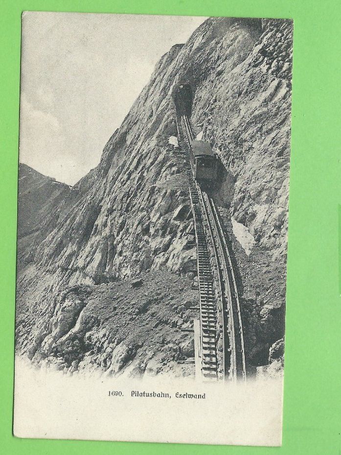 Cartoline postali: Pilatusbahn, Eselwand – Usato da Zürich venduto da t24_de