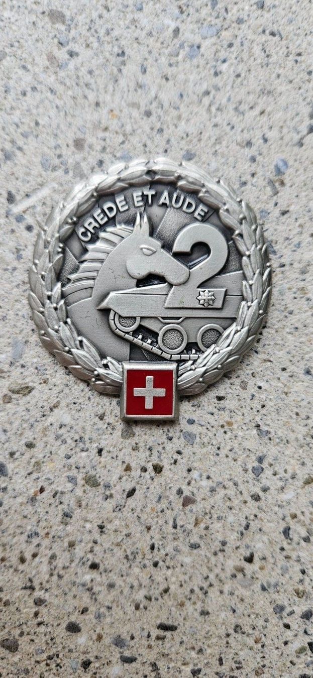 Schweizer Armee Placchette & Badge: *** Beretemblem Silber *** – Nuovo (secondo la descrizione) da Riedholz venduto da fr_sIruP