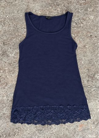blaue Schlafkleid