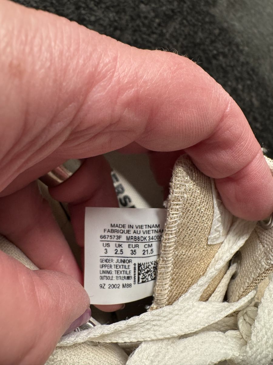 Converse Schuhe für Mädchen: Converse All Star gold Gr.35 – Gebraucht aus Lengnau AG von Soleil78 4