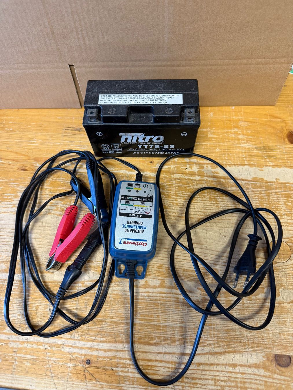 Go-Kart: Kart Batterie und Ladegerät – Usato da Aesch ZH venduto da racer1
