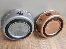 Hundenapf aus Edelstahl2x