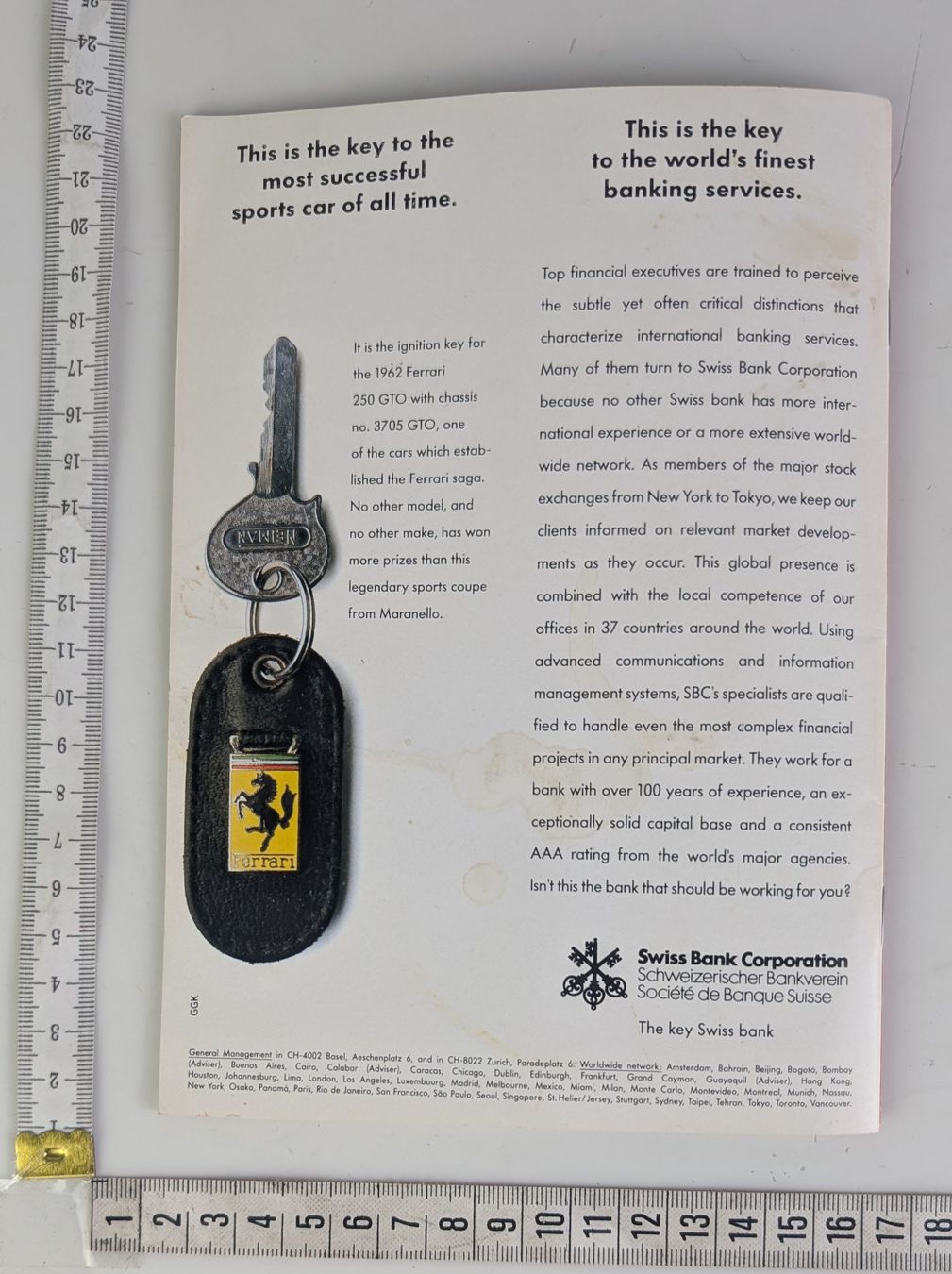 Riviste & Magazine: Catalogue Brochure Prospectus voiture 1984 FERRARI Programm – Usato da Zürich venduto da axolottchen 1