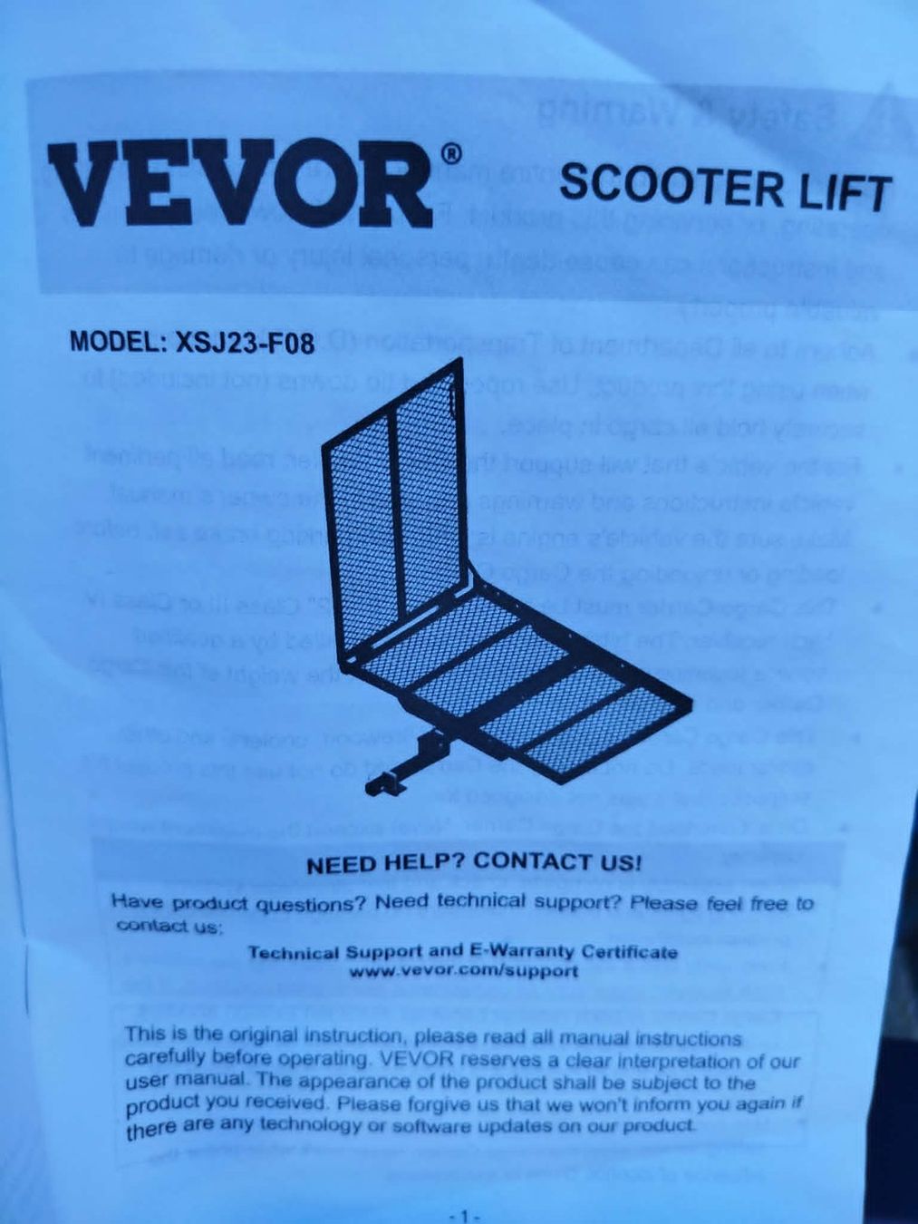 Hebebühne & Wagenheber: Vevor scooter lift – Gebraucht aus La Chaux-de-Fonds von Emmaus2300CDF 5