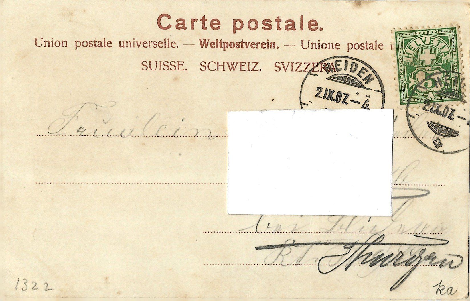 Cartes postales: Gruss  aus  Heiden – D'occasion à Bütschwil par Jackson1A 1