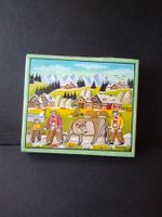 Bauernmaleri Sommer Bild Kuhe Bueb Senn Haus * 32