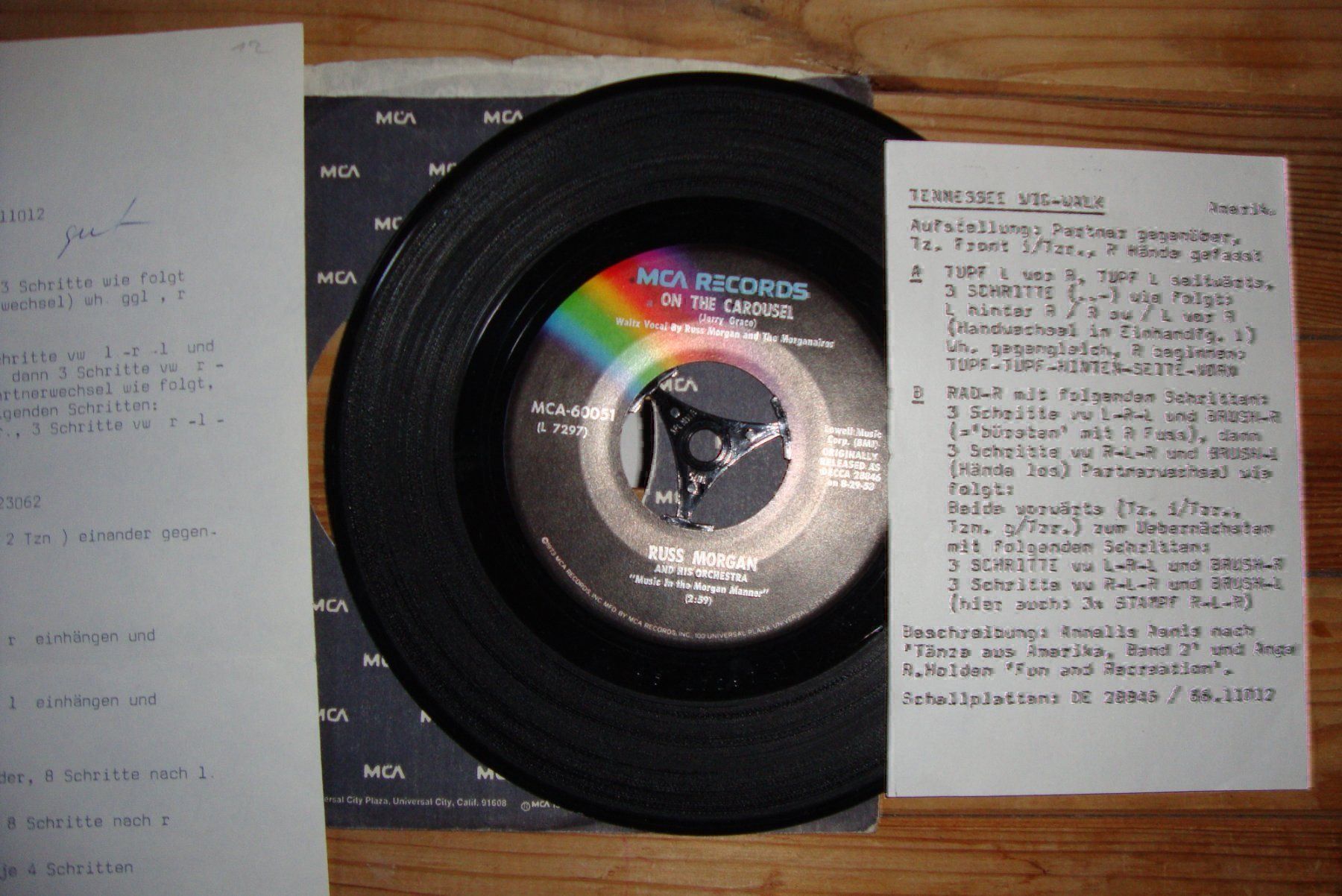 Dischi in vinile: RUSS MORGAN - TENNESSEE WIG-TALK - DANCE – Usato da Bern venduto da Uli_10_11 1