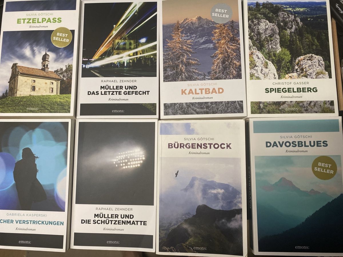 Bücher: 8 Schweizer Regionalkrimis emons Verlag – Gebraucht aus Erlinsbach SO von Silverstorm