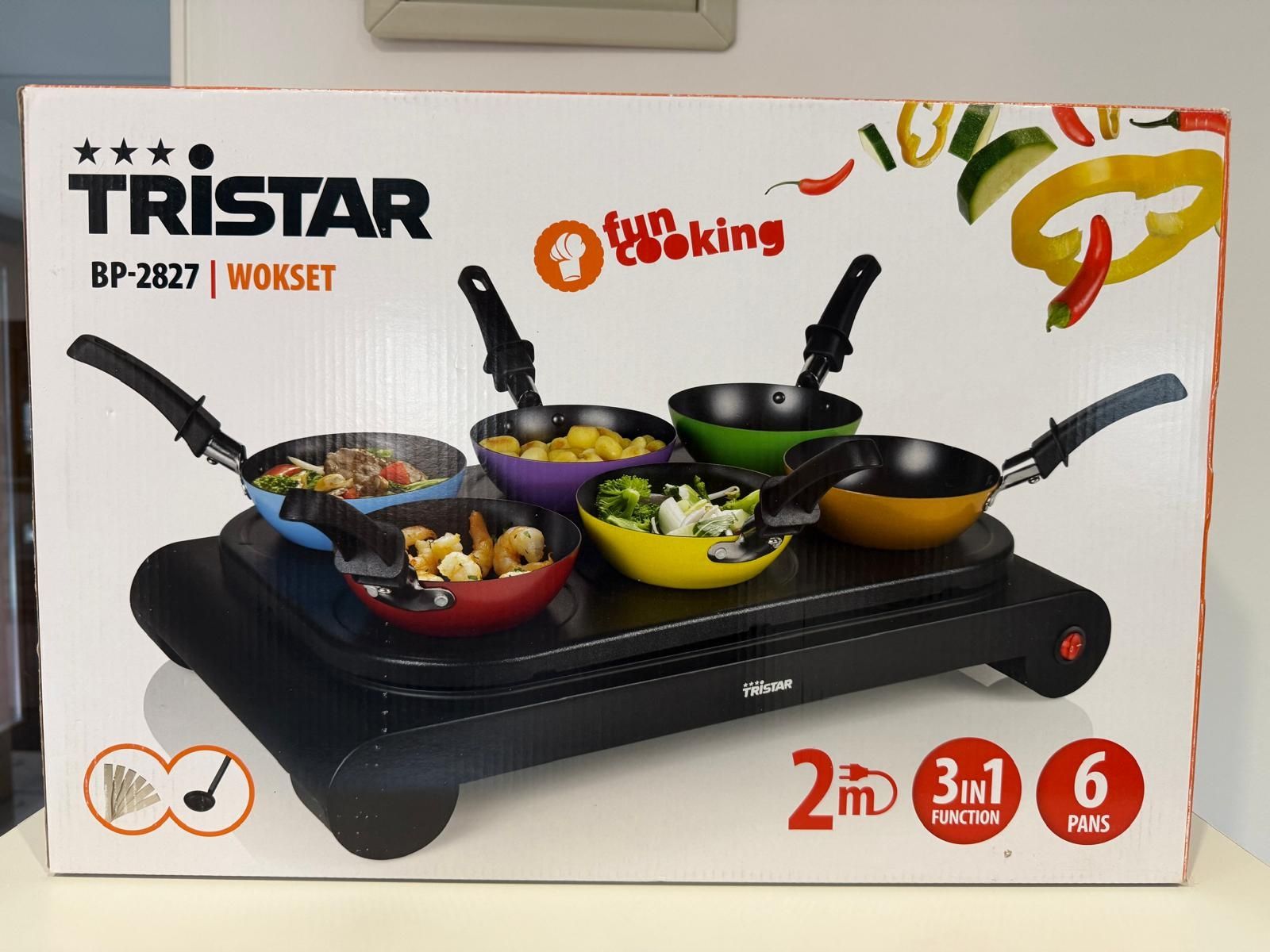 Elettrodomestici da cucina: Wokset fun cooking Tristar – Nuovo (secondo la descrizione) da Winterthur venduto da Moigeli123