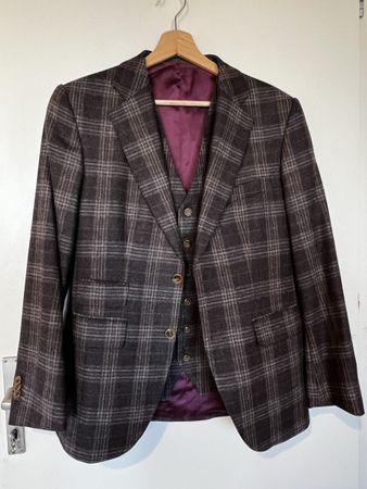 Scabal Massanzug, Schurwolle Kaschmir, NP. über 2,500 Fr
