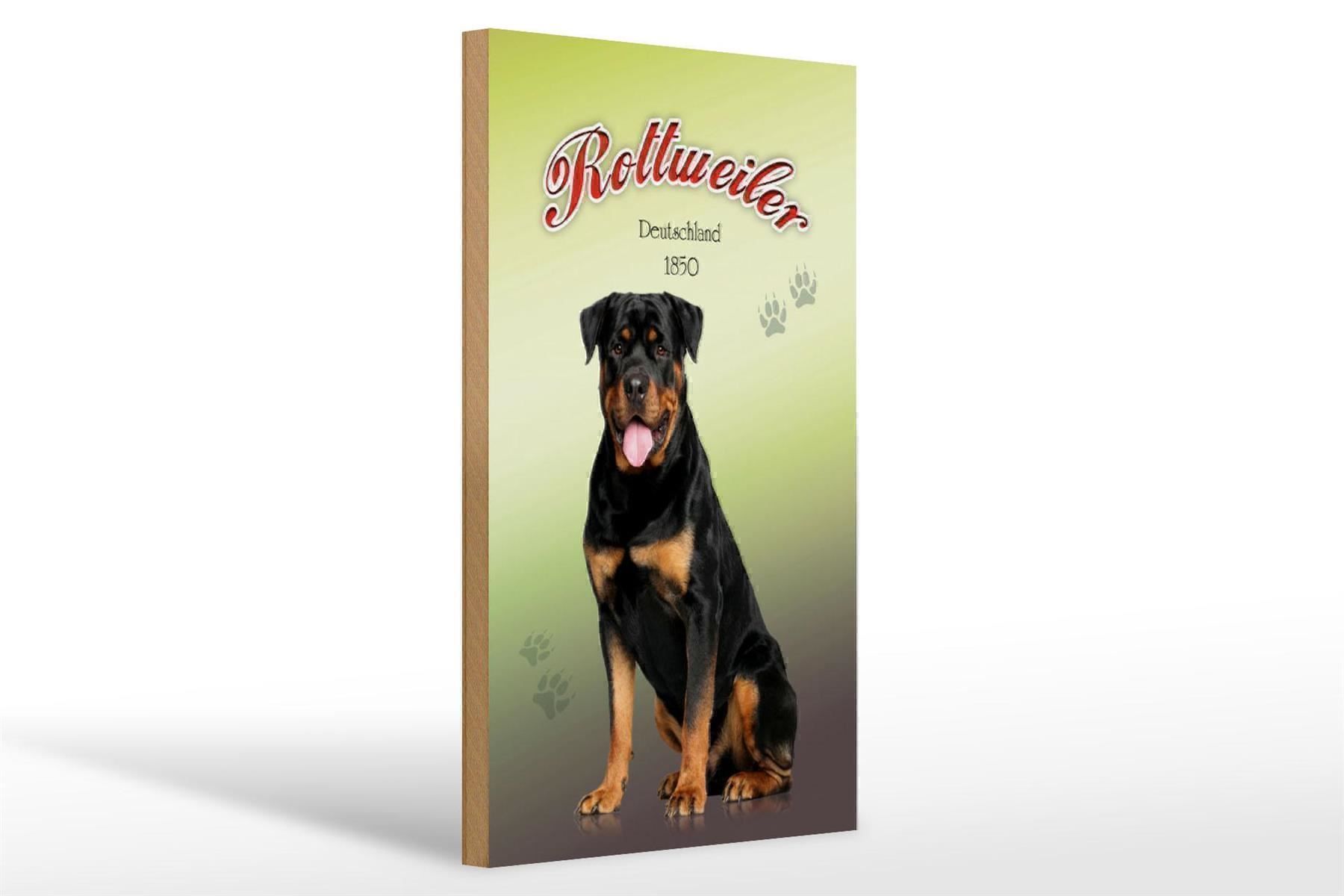 Insegne: Blechschild-ROTTWEILER-1850-DEUTSCHLAND – Nuovo e nell'imballaggio originale da Rupperswil venduto da big-one-sale 1
