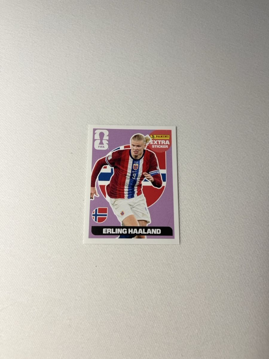 Panini Carte collezionabili:  Erling Haaland Extra Sticker Bronze – Nuovo e nell'imballaggio originale da Zug venduto da Haegito