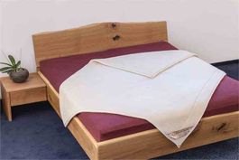 Wollduvet mit Kaschmir Wolle; 182/182cm