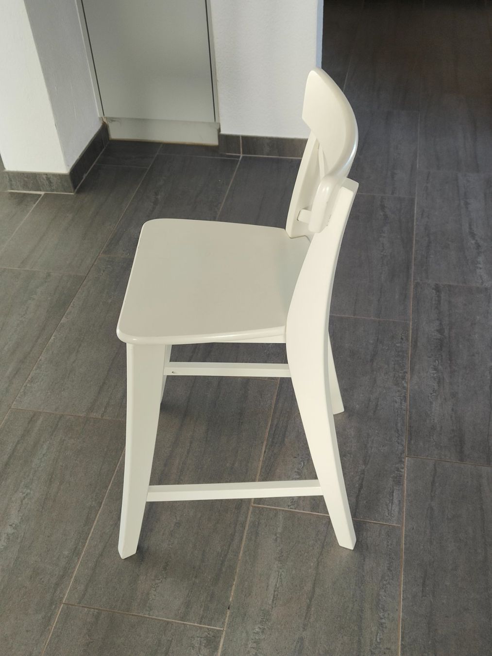 Ikea Sedie: Gebrauchter Holzstuhl, weiss – Usato da Langnau b. Reiden venduto da Chuba57 1