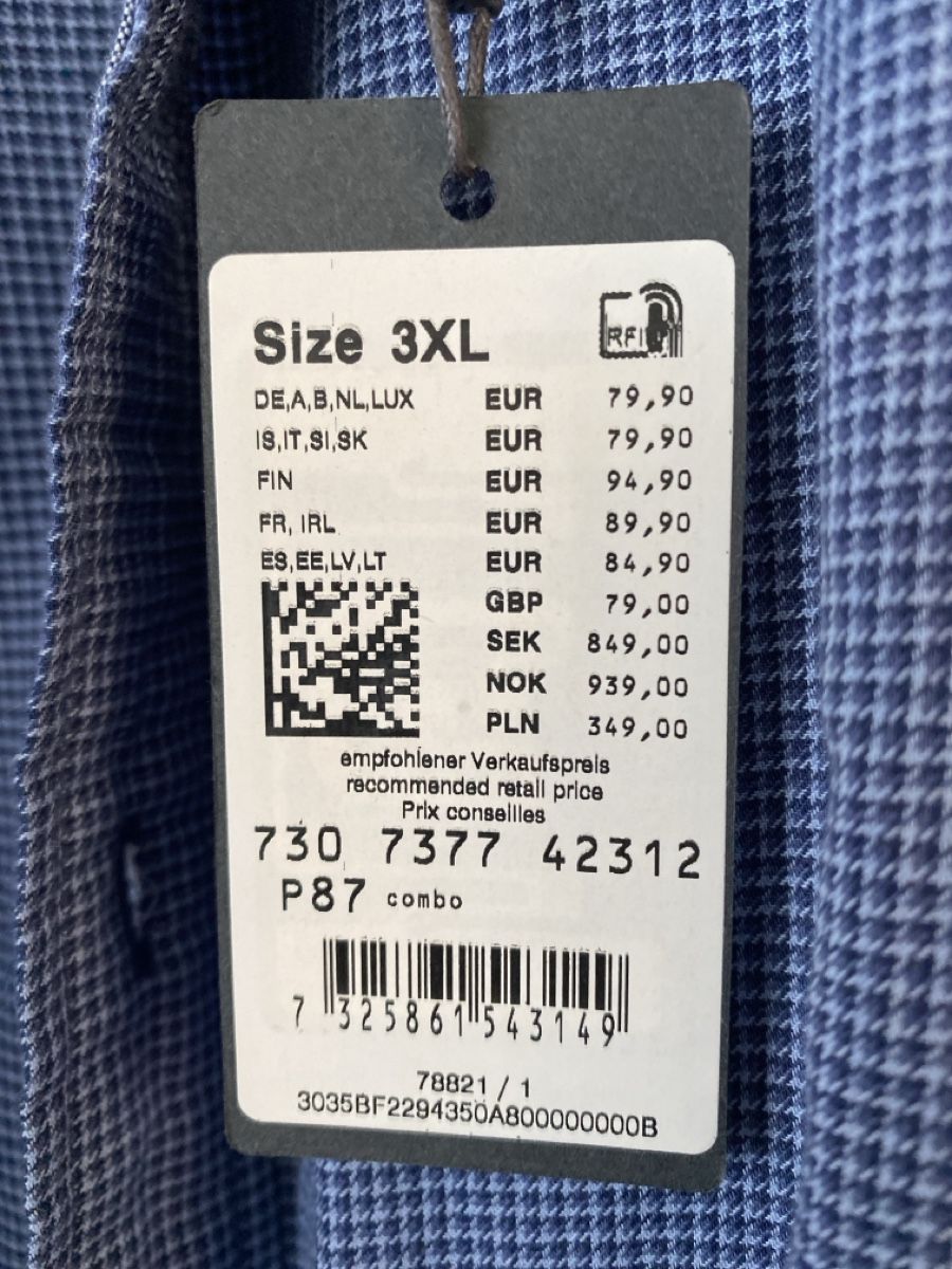 Camicie: Marco Polo Hemd 3XL – Nuovo e nell'imballaggio originale da Zuerich venduto da Chnopf5 1