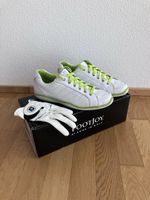 FootJoy Golfschuhe – Weiss/Grün, gebraucht, guter Zustand