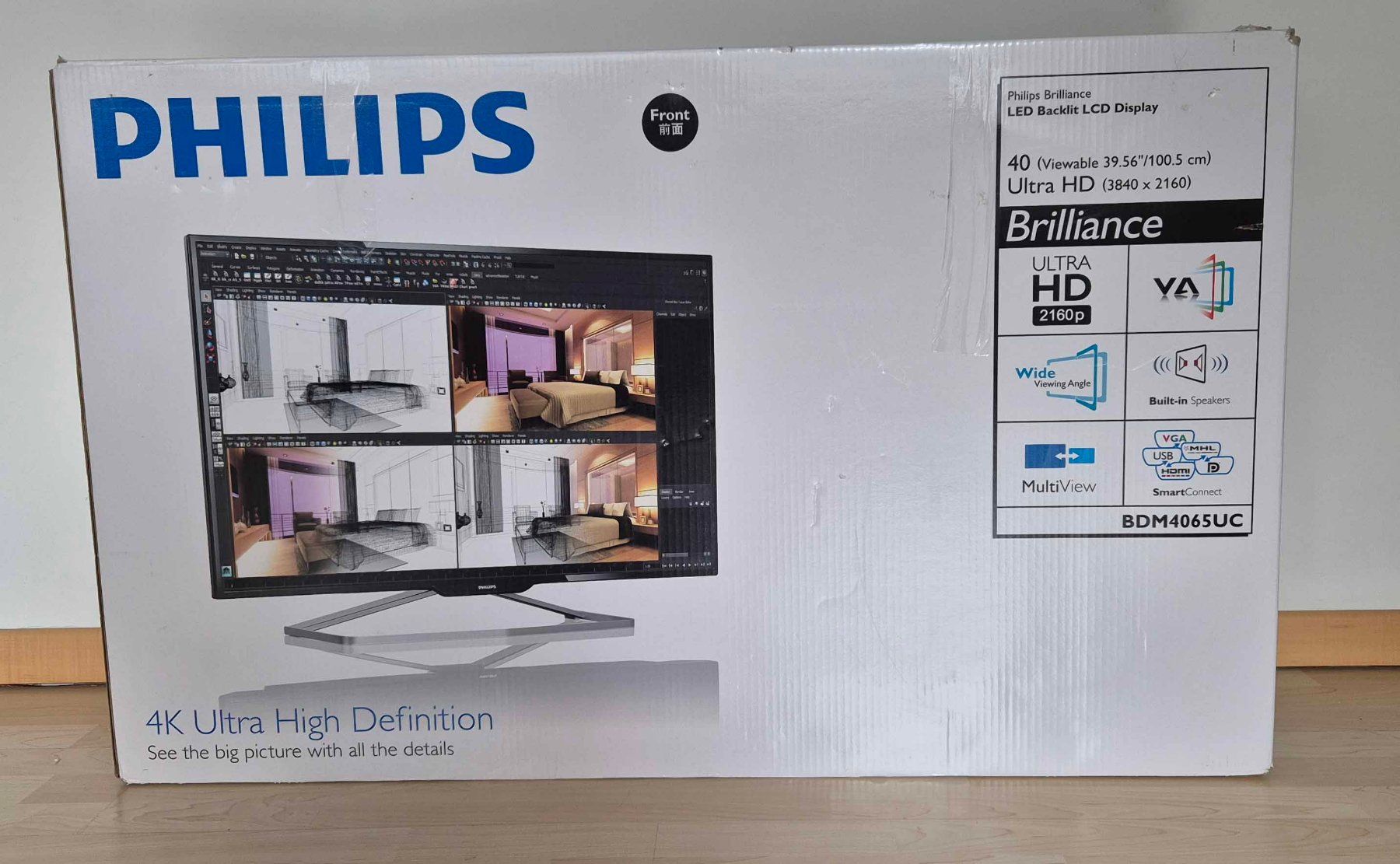 Philips Monitor: 4K 40" Display Philps BDM4065UC – Usato da Seewen SZ venduto da Goglgogl 4