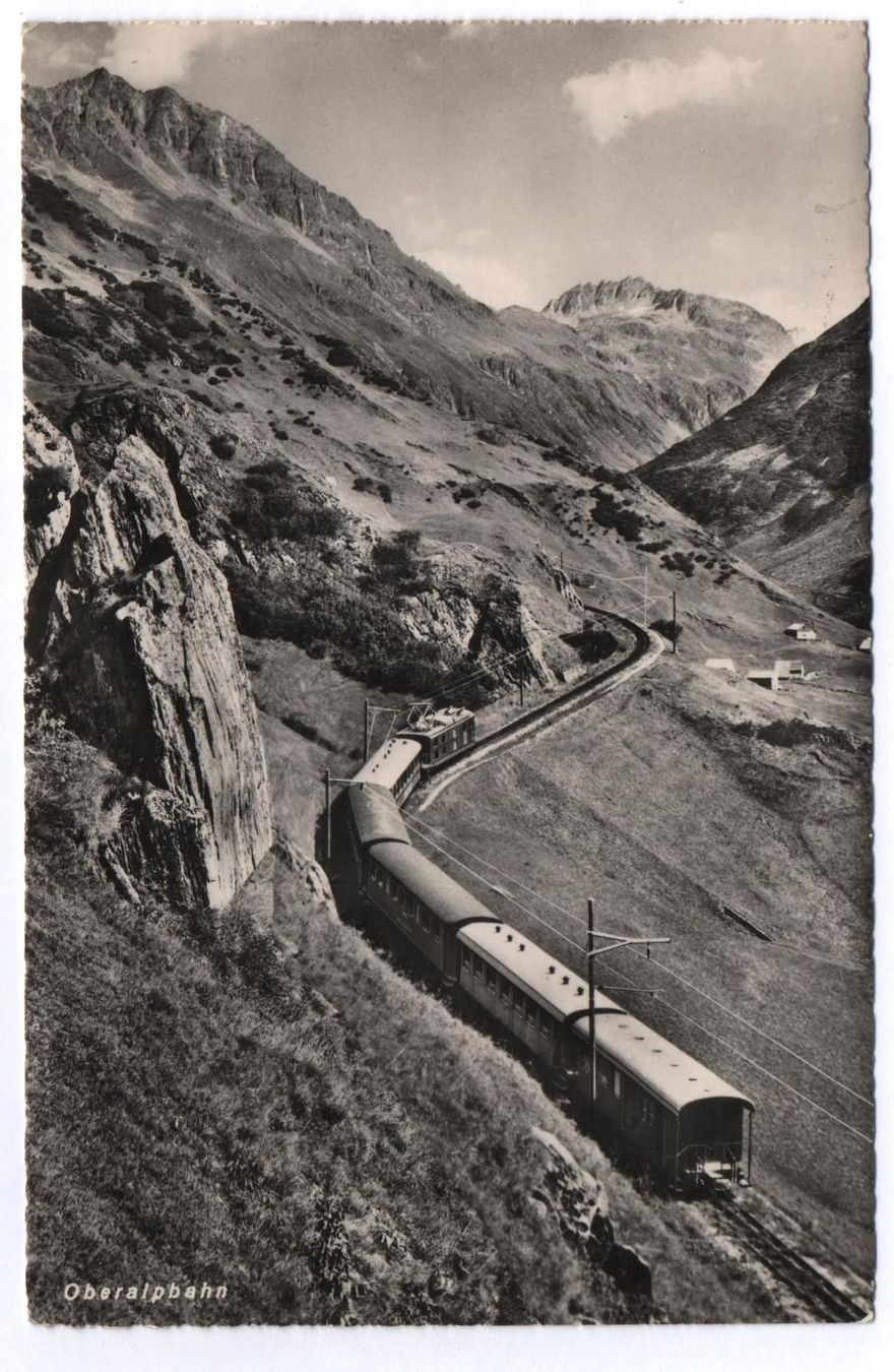Ansichtskarten: ANDERMATT Oberalp-Bahn – Neu (gemäss Beschreibung) aus Jona von philajona