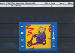 2001 Pro Juventute, Markenheftchen, ** postfrisch