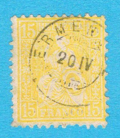 Tutti i francobolli: Zwergstempel Ermensee – Usato da Biberstein venduto da Jura39