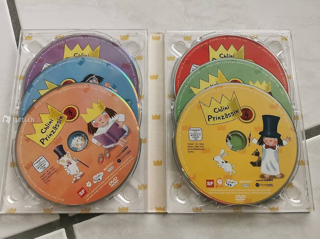 Tutti i DVDs: 6 DVDs chlini Prinzässin - Staffel 1 – Usato da Herzogenbuchsee venduto da knisteri
