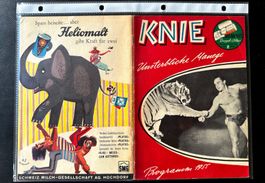 1955 Knie Programm Zirkus Schweiz