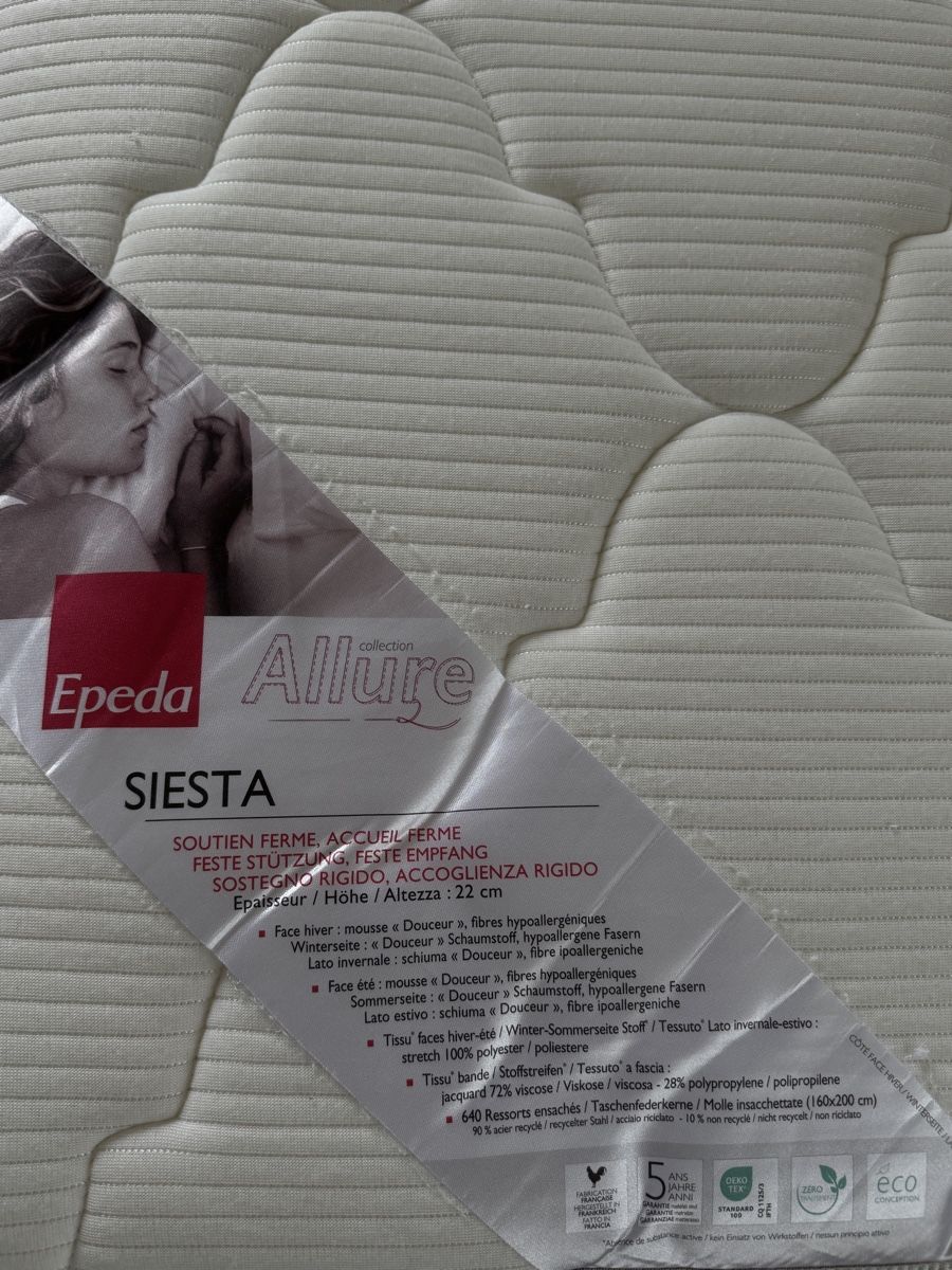Materassi: Matratze EPEDA Siesta – Usato da Zürich venduto da rilac 1