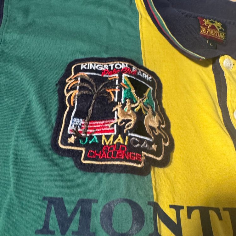 La Martina Magliette Polo: La Martina Jamaica striped summer polo (Africa Ralph Lauren) – Usato da Rheinfelden venduto da sourced_limited 2