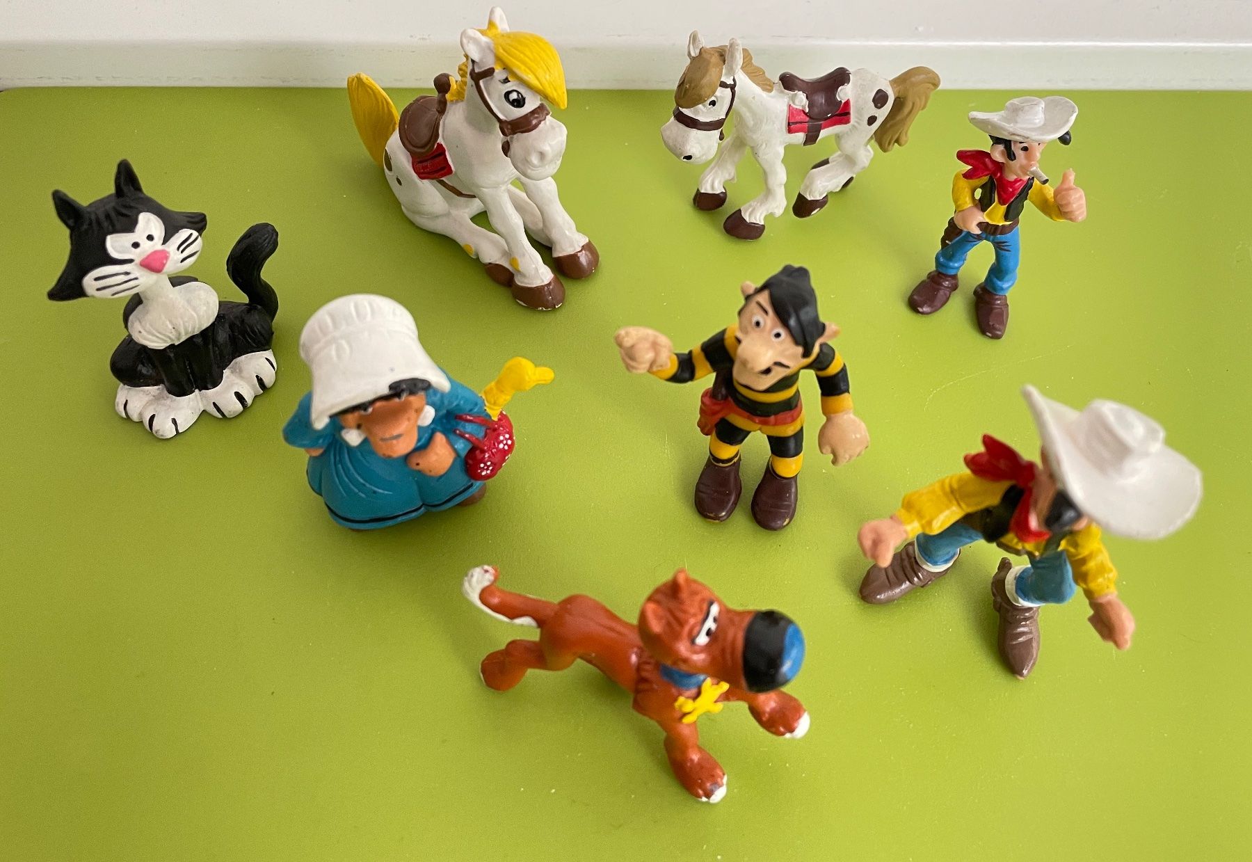 Schleich Statuette: 8x Lucky Luke Comic Figur Morris Dargaud 1984 Schleich Bully – Usato da Gossau SG venduto da entwederoder