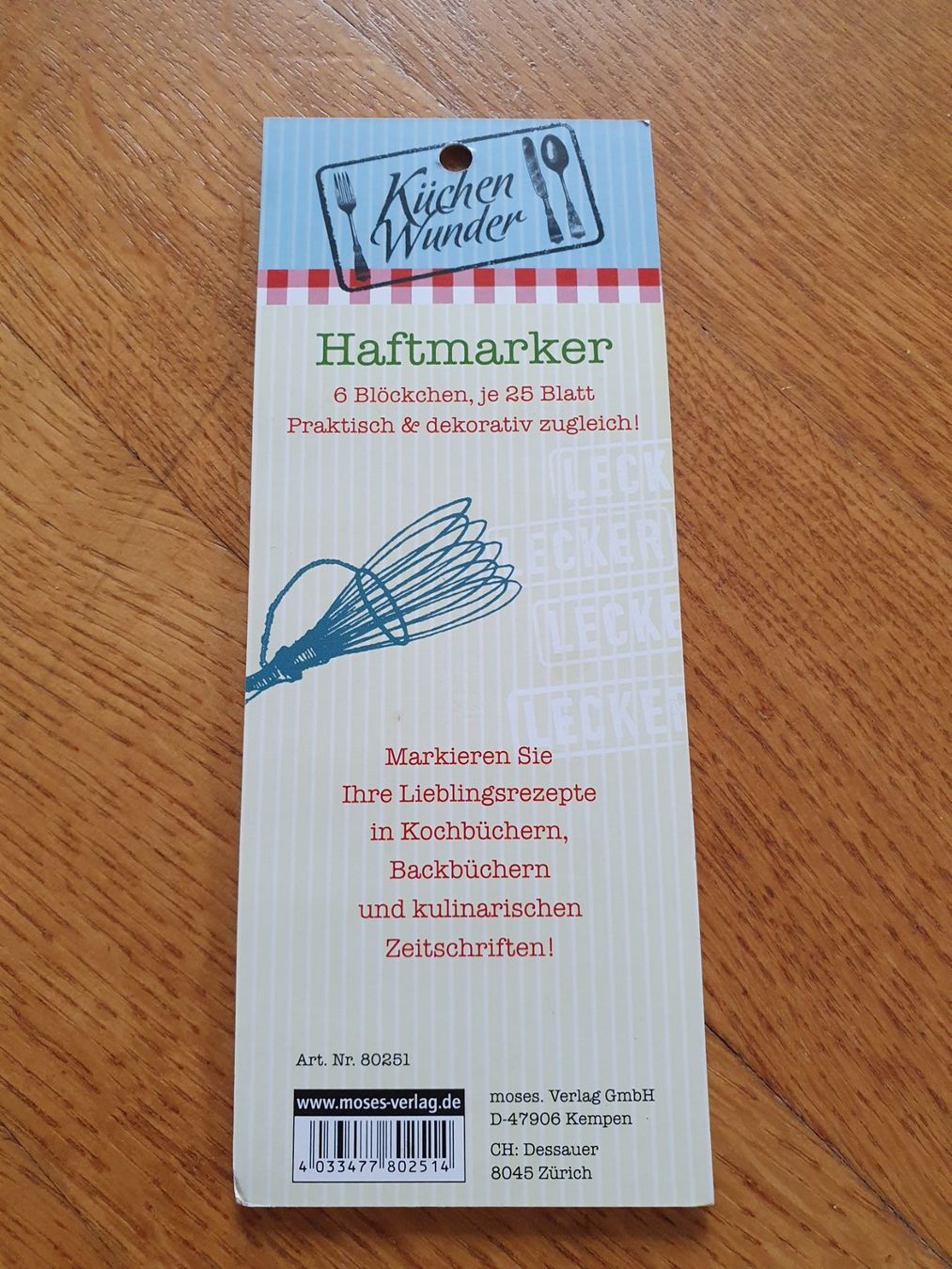 Sticker: 5x Haftmarker – Nuovo e nell'imballaggio originale da Bern venduto da soledurner 1