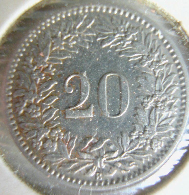 Tutti le monete: 20 Rappen 1883 vz - unz. – Nuovo (secondo la descrizione) da Bonstetten venduto da Pinguin75 1