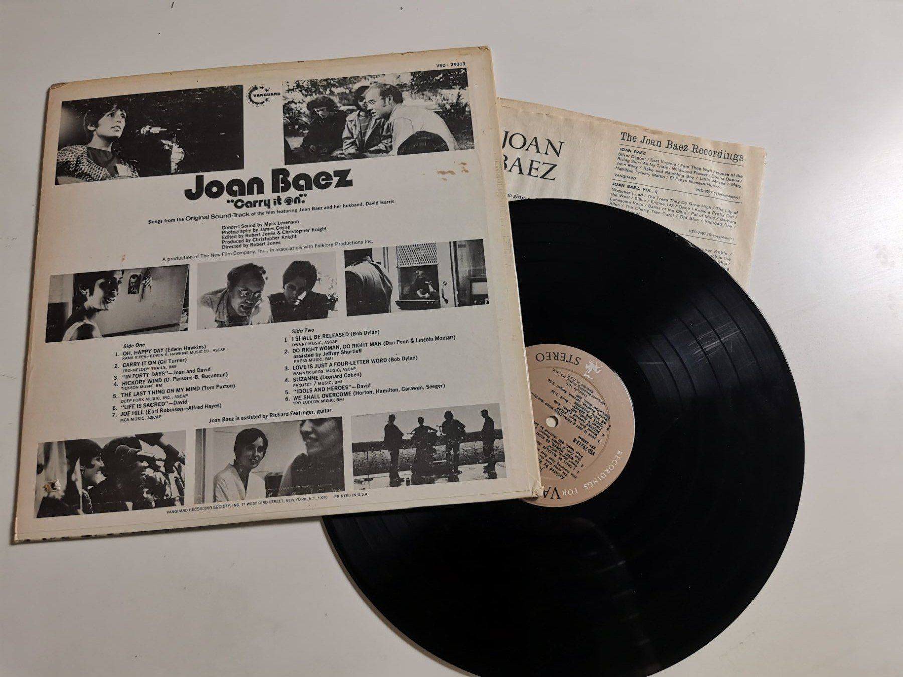 Dischi in vinile: JOAN BAEZ - CARRY IT ON – Usato da Grafenried venduto da House-of-Oldies 1