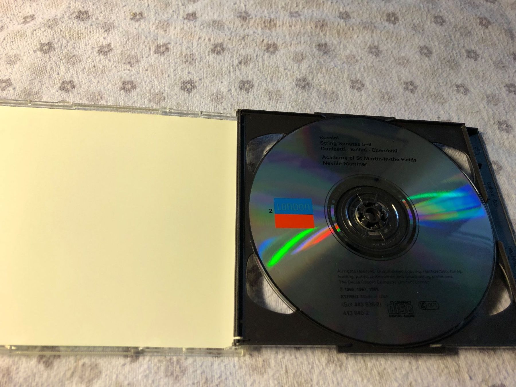 CD: Rossini, Bellini, Cherubini: Doppel-CD – Usato da Schübelbach venduto da Bemafaja 3