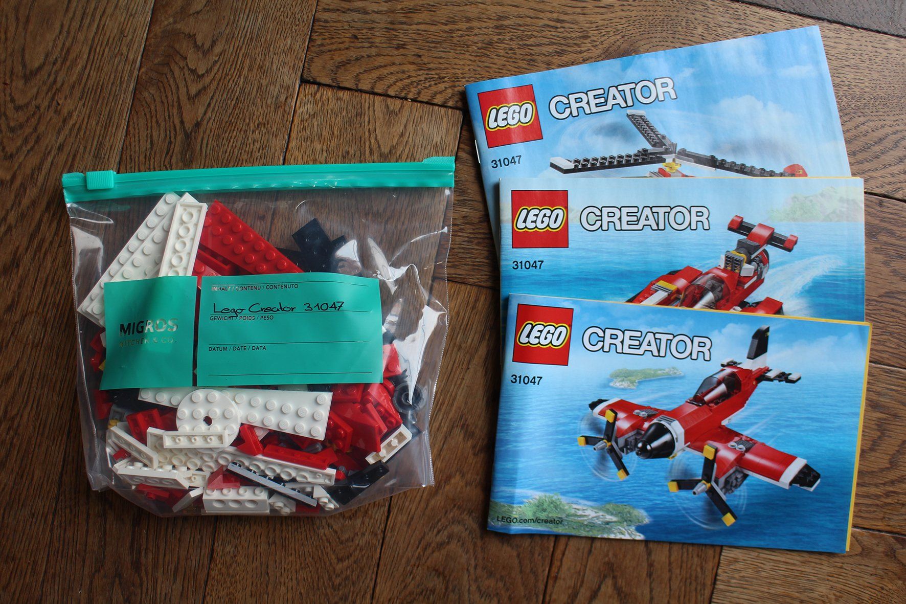 Lego Kit di costruzioni: LEGO Creator 3in1 / 31047 Propellerflugzeug – Usato da Männedorf venduto da Alpen-Anemone 3