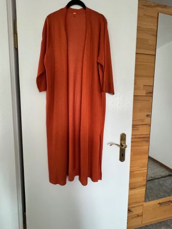 Oranger Cardigan, Grösse L perfekt für den Herbst!
