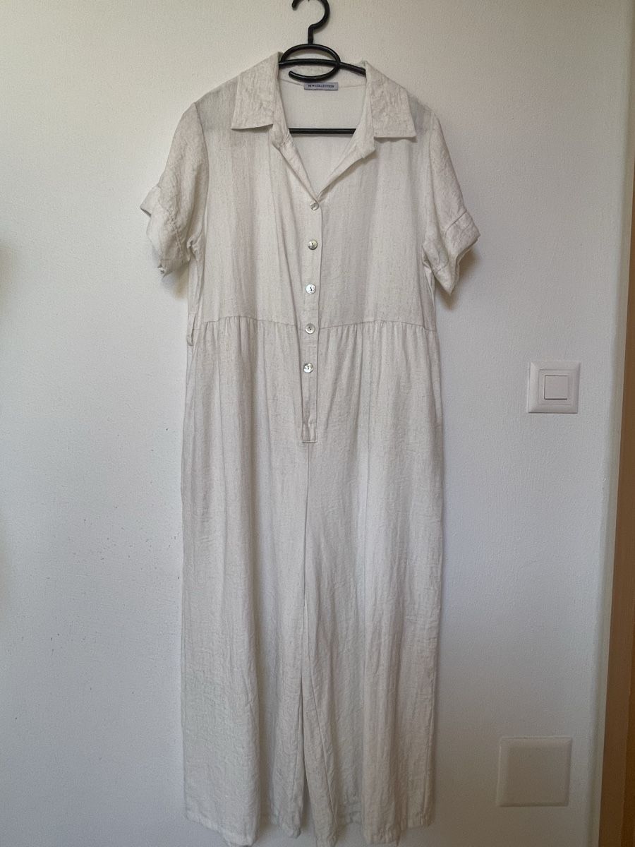 Tute: Leichter Jumpsuit in Leinenoptik – Nuovo (secondo la descrizione) da Sigriswil venduto da ck56 5