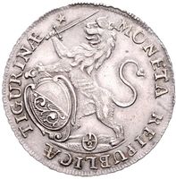1756 Halbtaler Zürich ss+ orig. Patina, vorzügliche Details