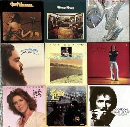 Schallplatten: 14 Lp's Folk/Country/Blues-Rock – Gebraucht aus Cormondrèche von huggyz