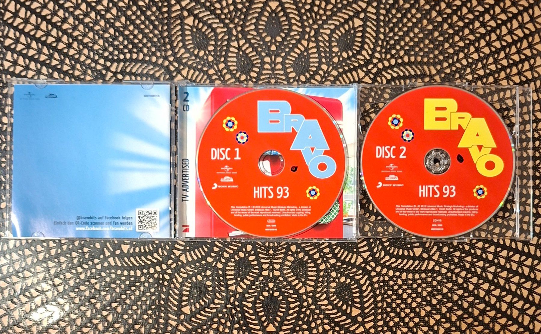 CDs: Bravo Hits 93, Doppel CD, 2016, Hit Compilation, Sampler – Gebraucht aus Amriswil von Celini3 2